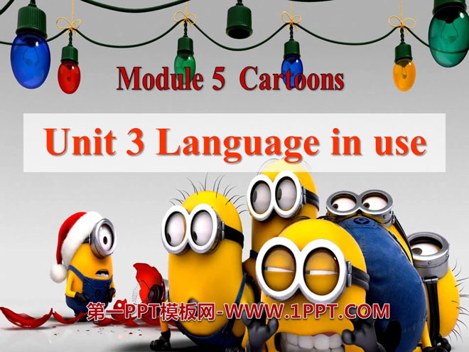 《Language in use》Cartoon stories PPT courseware