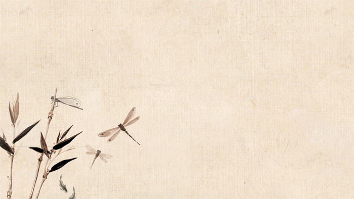 六张古典水墨中国风PPT背景图片集合二（4）