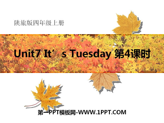 "It's Tuesday" PPT courseware download