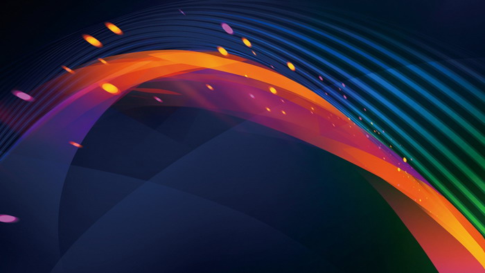 Colorful technology lines PPT background picture
