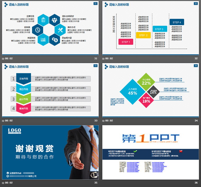 通用企业宣传产品介绍展示PPT模板（7）
