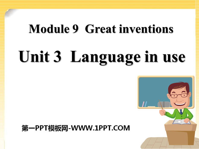 "Language in use" Great inventions PPT courseware 2