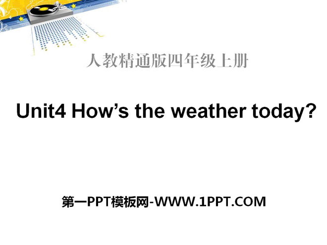 《How's the weather today?》PPT課件4