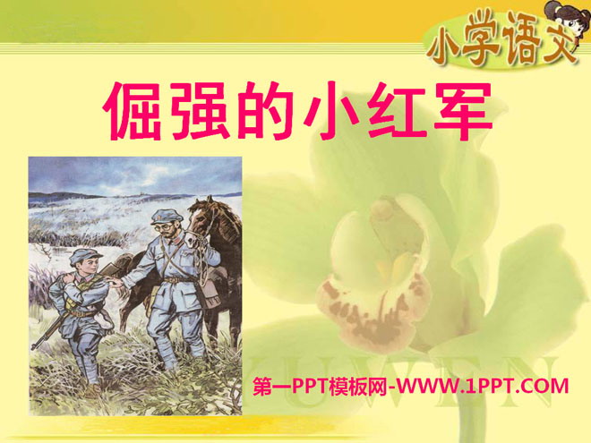 "Stubborn Little Red Army" PPT courseware