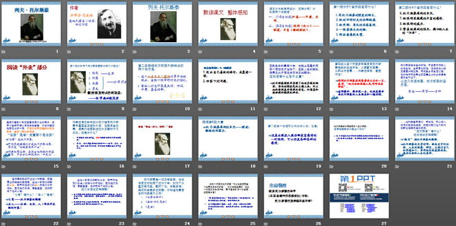 《列夫·托尔斯泰》PPT课件6
（2）
