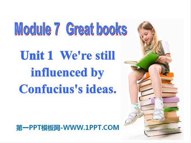 "We're still influenced by Confucius's ideas" Great books PPT courseware 3