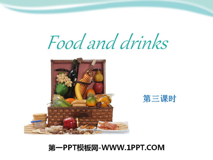 "Food and drinks" PPT download