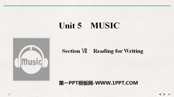 《Music》SectionⅦ PPT courseware