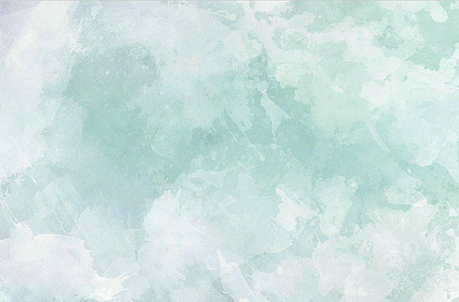 Green and elegant watercolor PPT background image