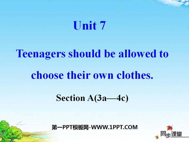 《Teenagers should be allowed to choose their own clothes》PPT課件14
