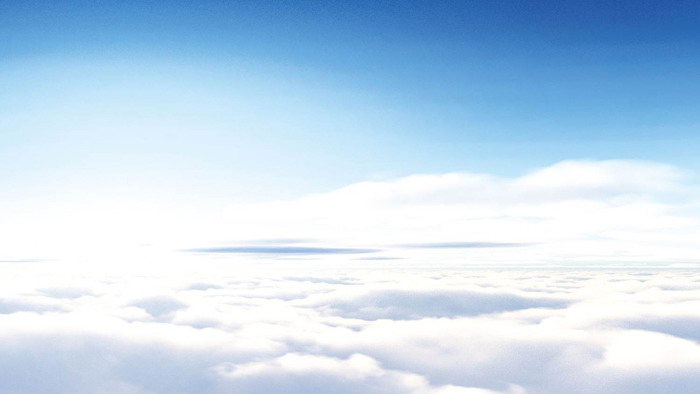Sky white cloud PPT background picture