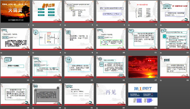 《火烧云》PPT课件7
（2）