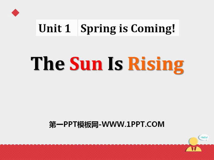 《The Sun Is Rising》Spring Is Coming PPT