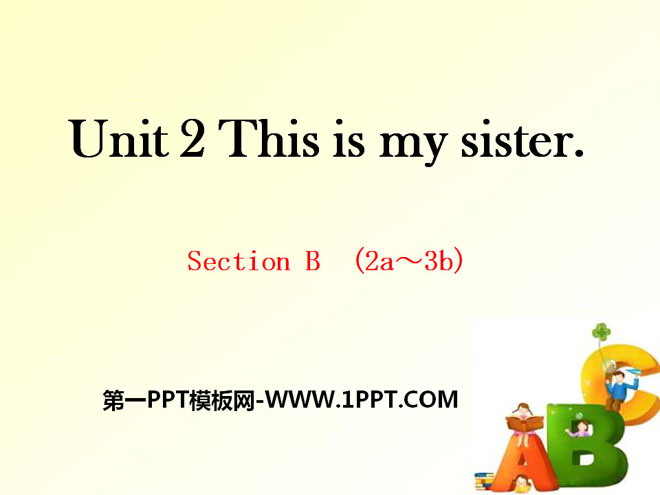 《This is my sister》PPT课件12
