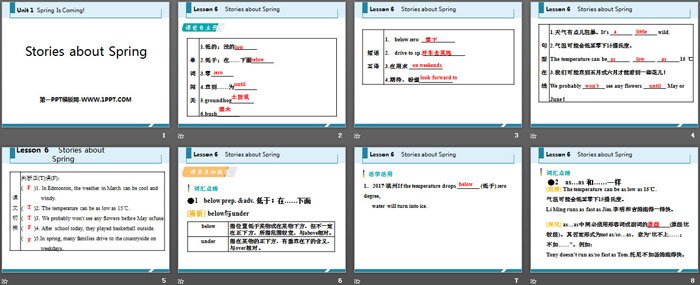 《Stories about Spring》Spring Is Coming PPT课件下载（2）