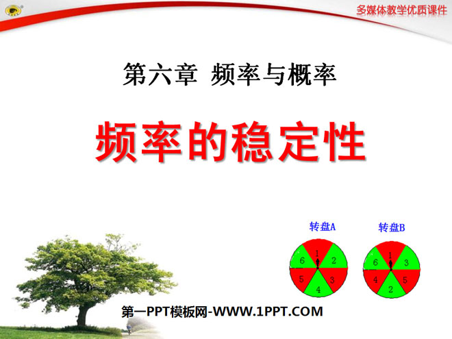 "Stability of Frequency" Frequency and Probability PPT Courseware 3