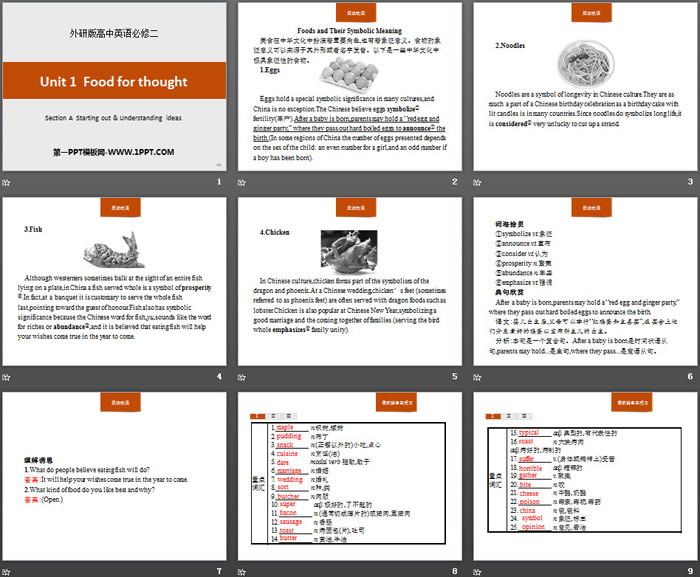 《Food for thought》Section A PPT（2）