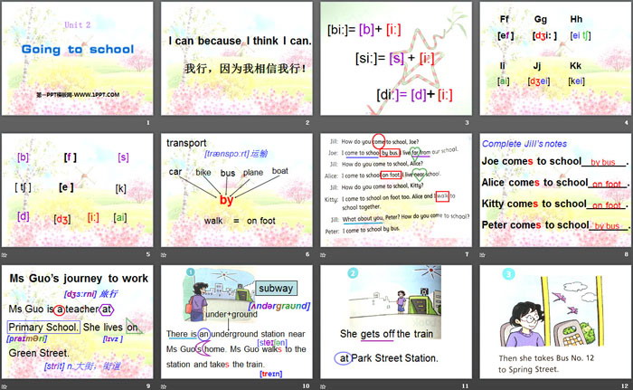 《Going to school》PPT（2）