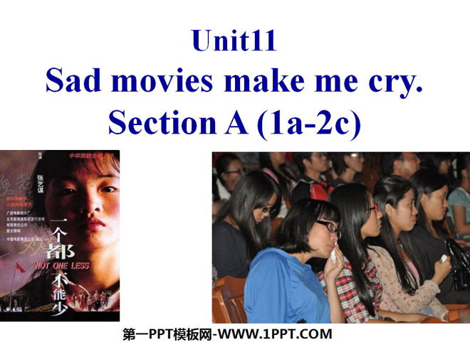 "Sad movies make me cry" PPT courseware 3