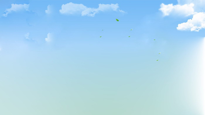 蓝天白云飞屋气球PPT背景图片（2）