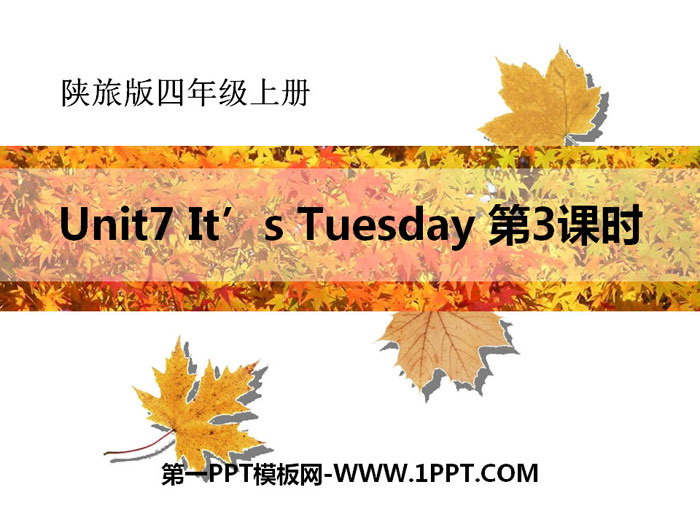 "It's Tuesday" PPT download