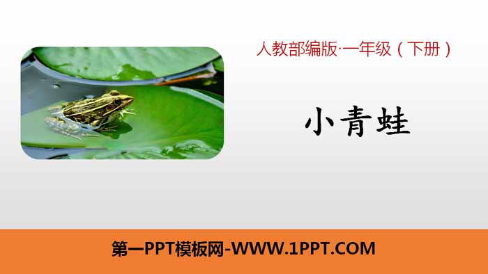 Literacy "Little Frog" PPT courseware download