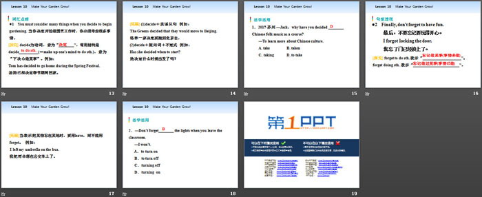 《Make Your Garden Grow!》Plant a Plant PPT教学课件（3）