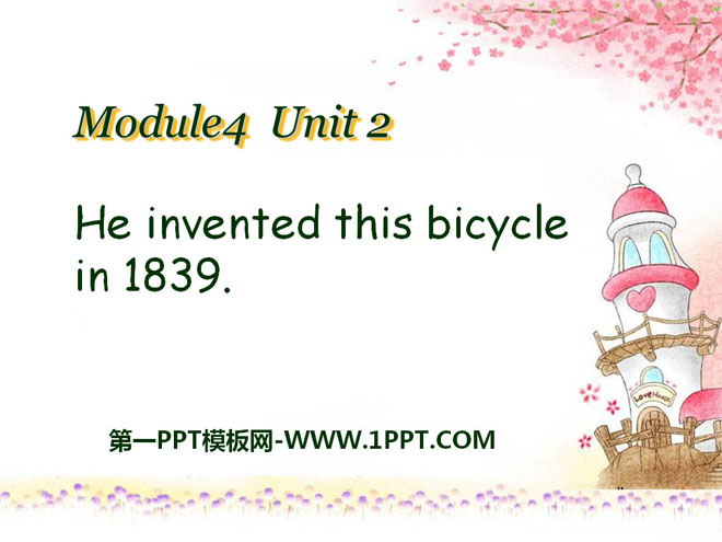 《He invented this bicycle in 1839》PPT课件2