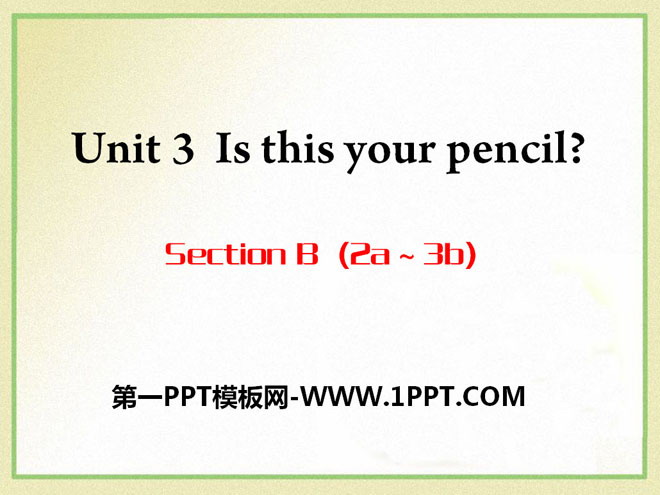 《Is this your pencil?》PPT课件14