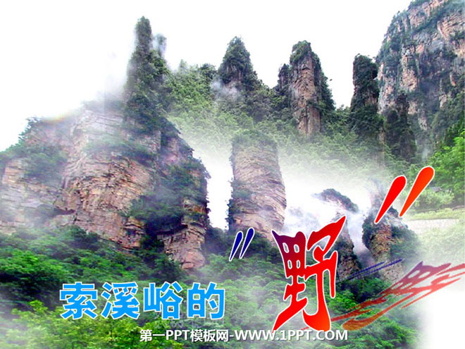 "The "Wildness" of Suoxiyu" PPT courseware download 4
