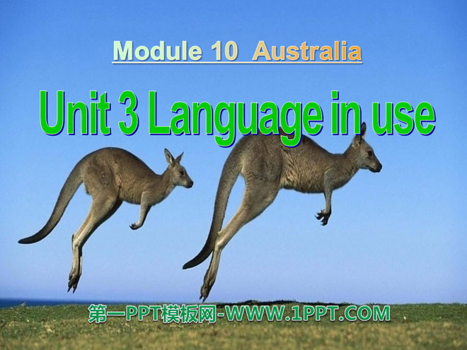 "Language in use" Australia PPT courseware 2