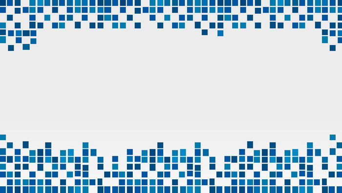 Four blue square PPT border background pictures