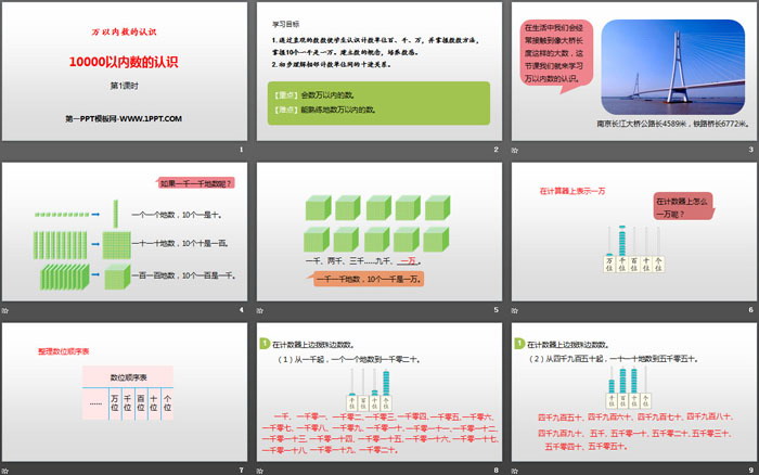 《10000以内数的认识》万以内数的认识PPT(第1课时)（2）