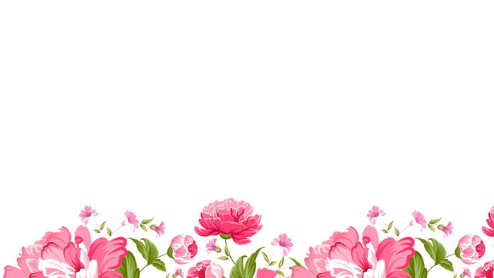 五张粉色艺术花卉PPT背景图片（4）