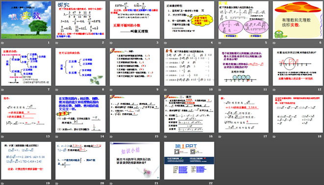 《实数》PPT课件
（2）