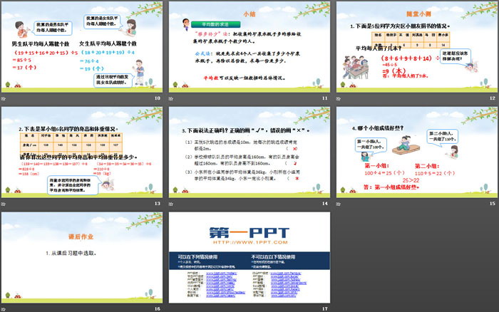 《平均数》平均数与条形统计图PPT下载（3）