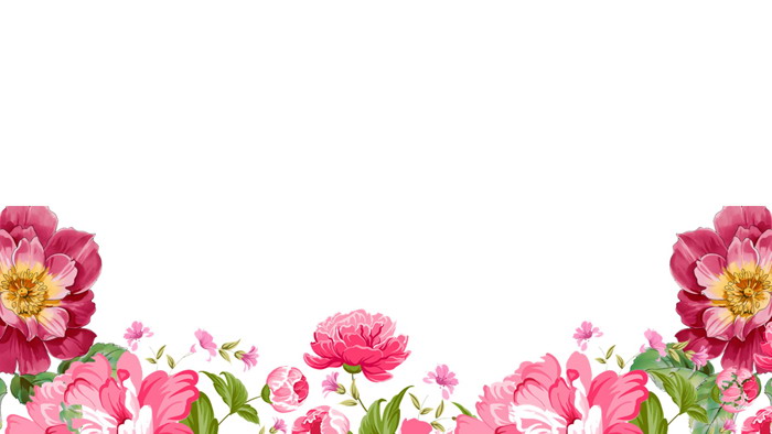 五张粉色艺术花卉PPT背景图片（3）