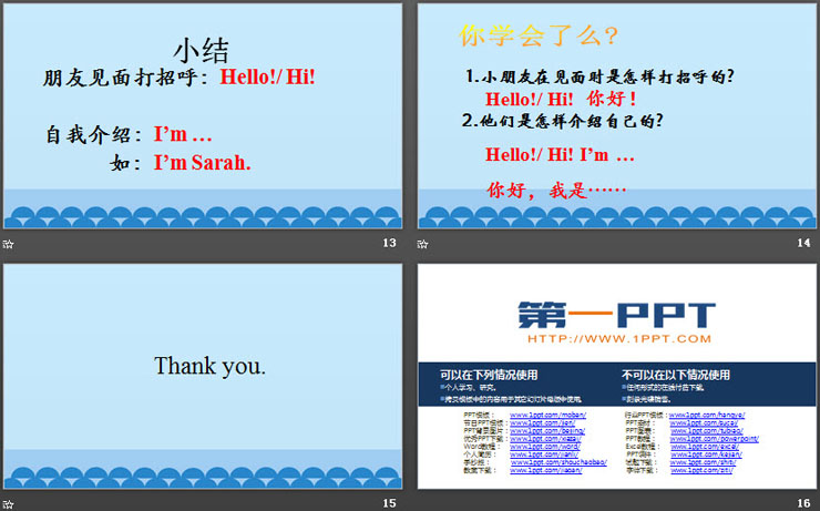 《Hello!》Greetings PPT（4）