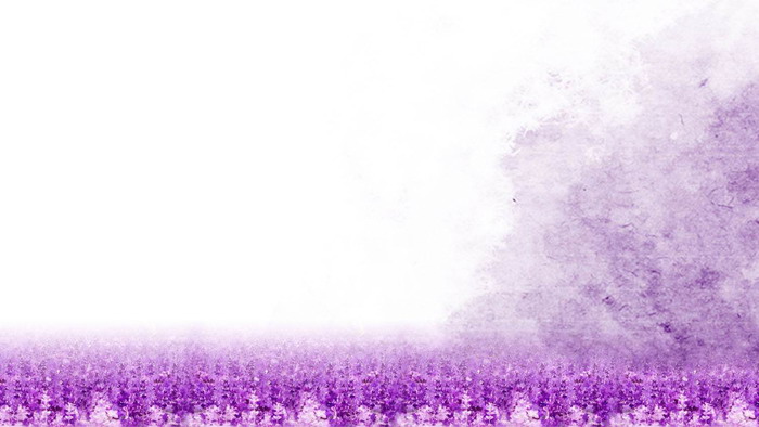 紫色唯美丁香花PPT背景圖片
