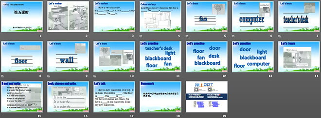 《My classroom》第五课时PPT课件
（2）