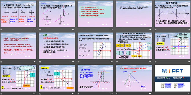 《一次函数的性质》PPT课件
（4）