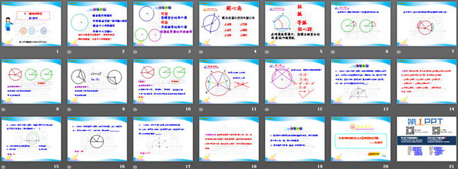 《圆的对称性》圆PPT课件4
（2）