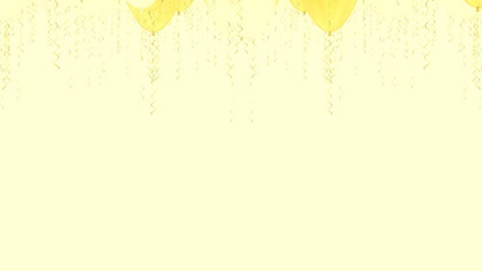 三张金色气球幻灯片背景图片（3）