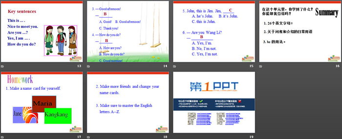 《Welcome to China》SectionD PPT（3）