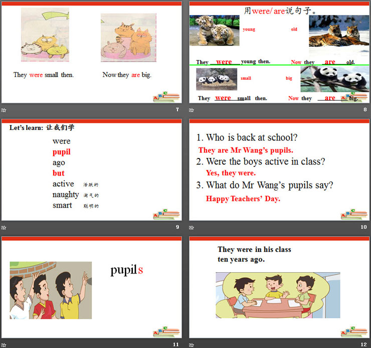 《Were they active in class?》Teachers' Day PPT（3）