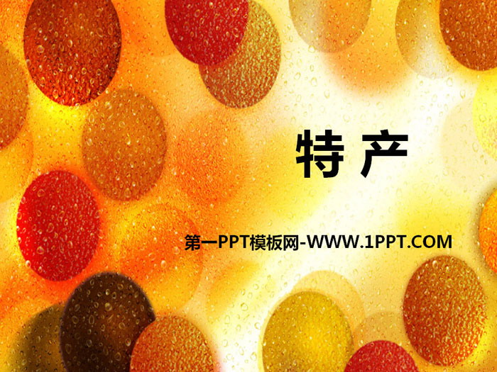 《特产》PPT下载