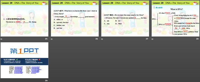 《DNA-The Story of You》Look into Science! PPT教学课件（4）