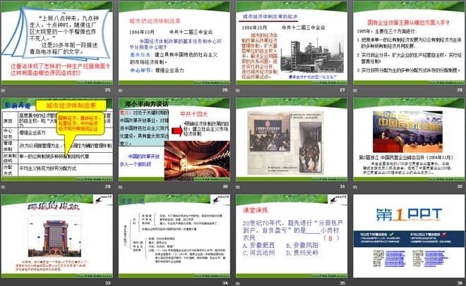 《城乡改革不断深入》建设中国特色的社会主义PPT课件（4）