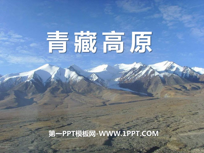 《青藏高原》PPT課件
