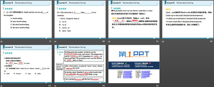 《Stories about Spring》Spring Is Coming PPT课件下载（3）